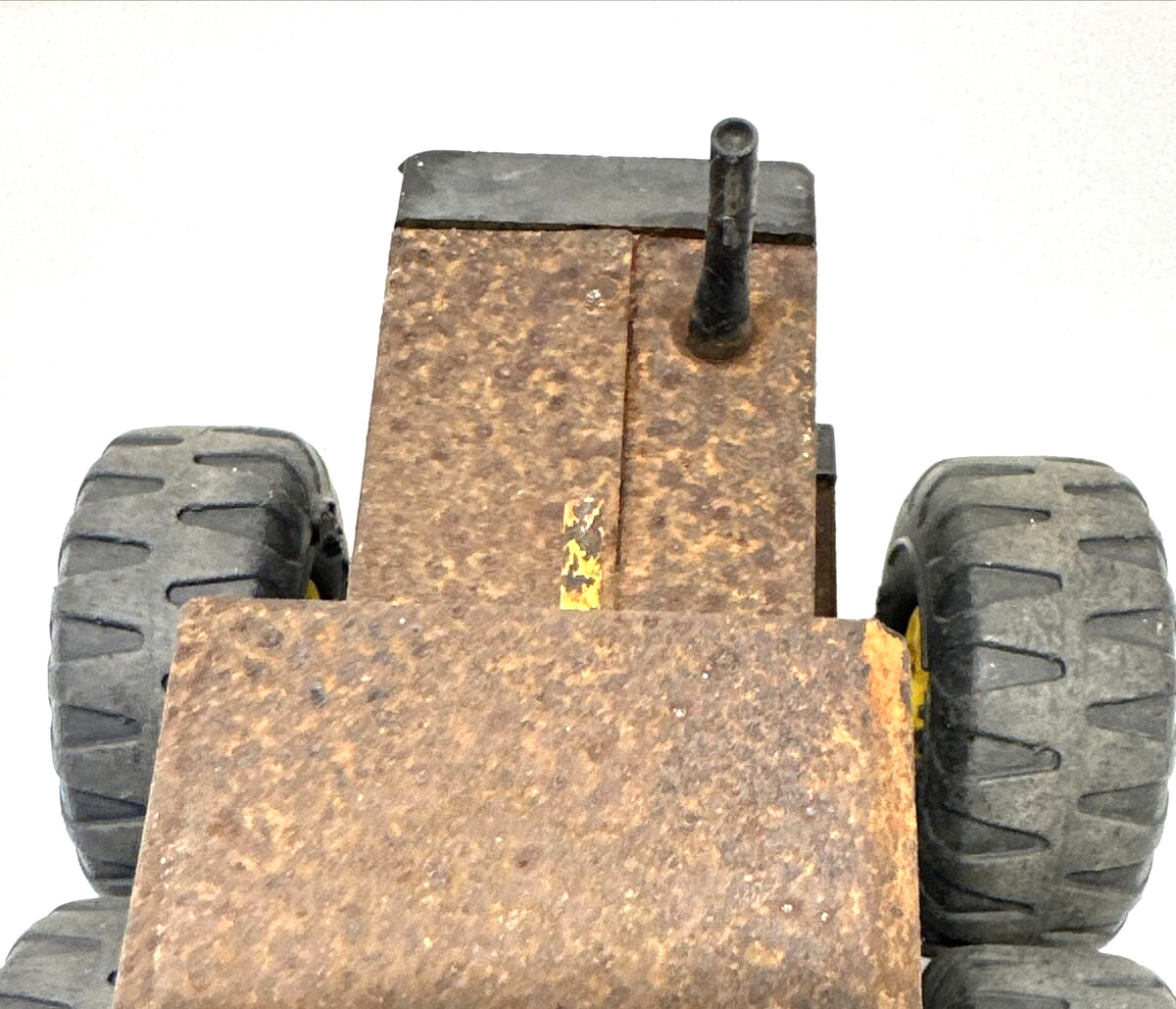 Vintage Tonka Road Grader 1960s? 70’s? Toy Pressed Metal Yellow Approx. 17” Long