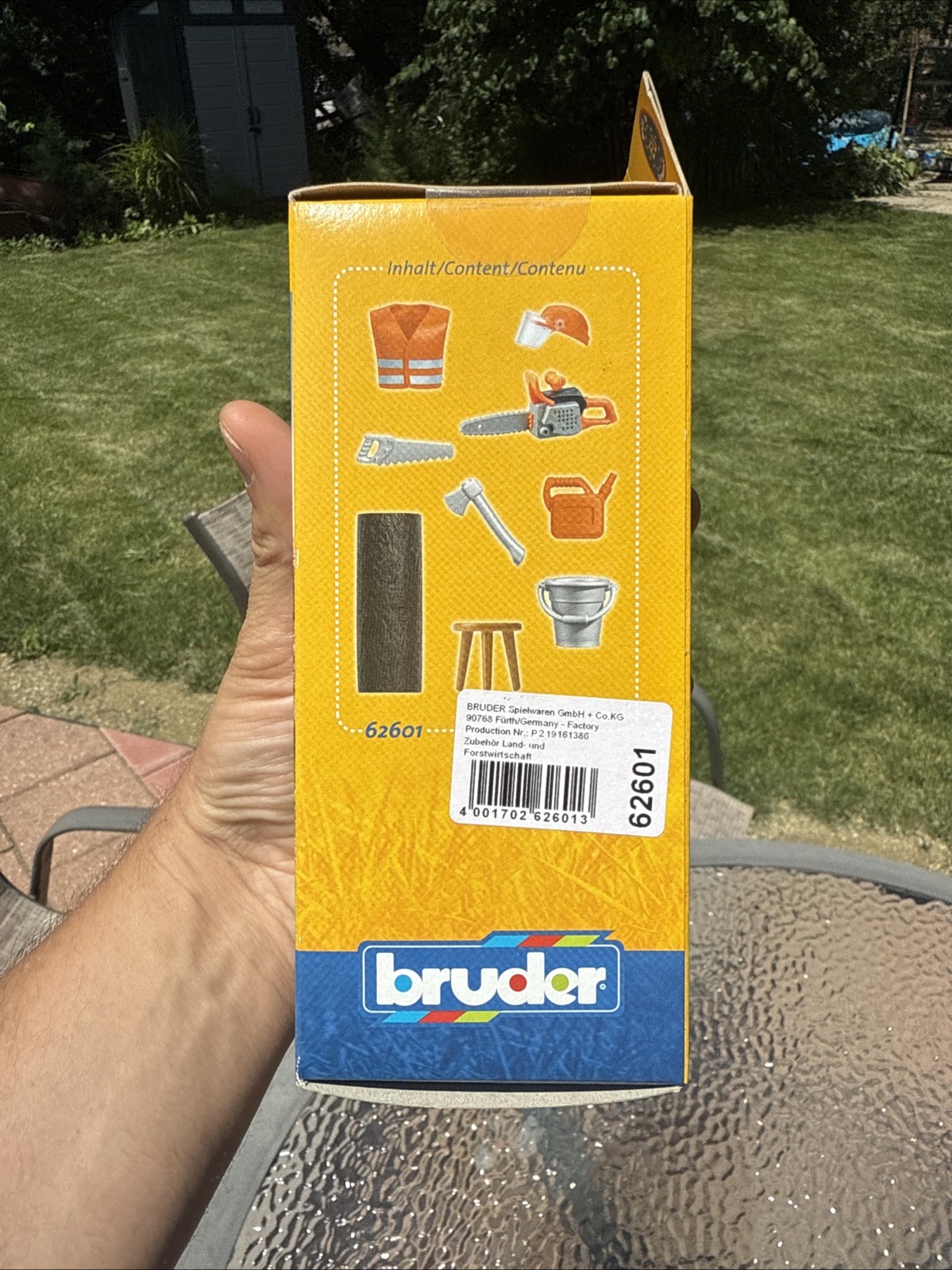 Bruder bworld Accessories Construction Power Tool Set 62601 Made In Germany NEW