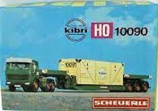 KIBRI 10090 Mercedes-Benz Scheuerle Lowloader 1/87 HO Scale (plastic kit) MIB