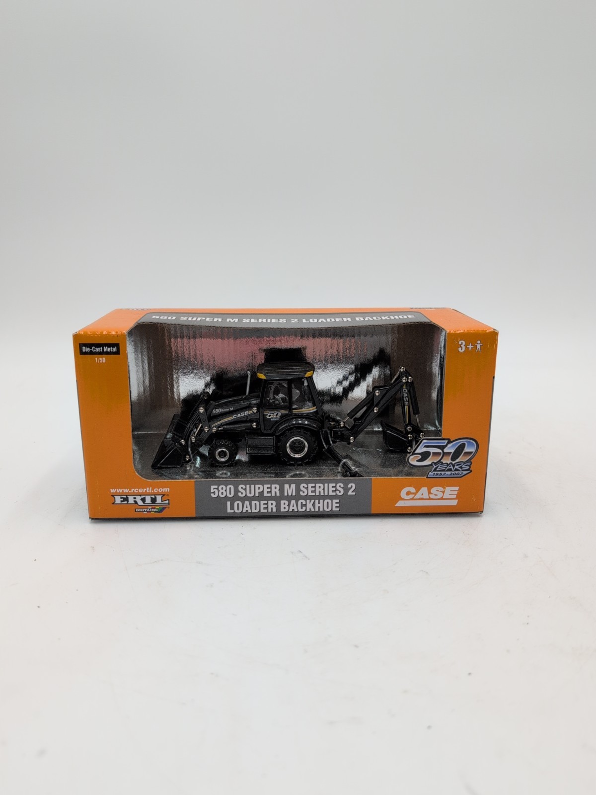 Ertl 1/50 Scale 580 Super M series 2 Loader Backhoe Case 50 yrs 1957/2007