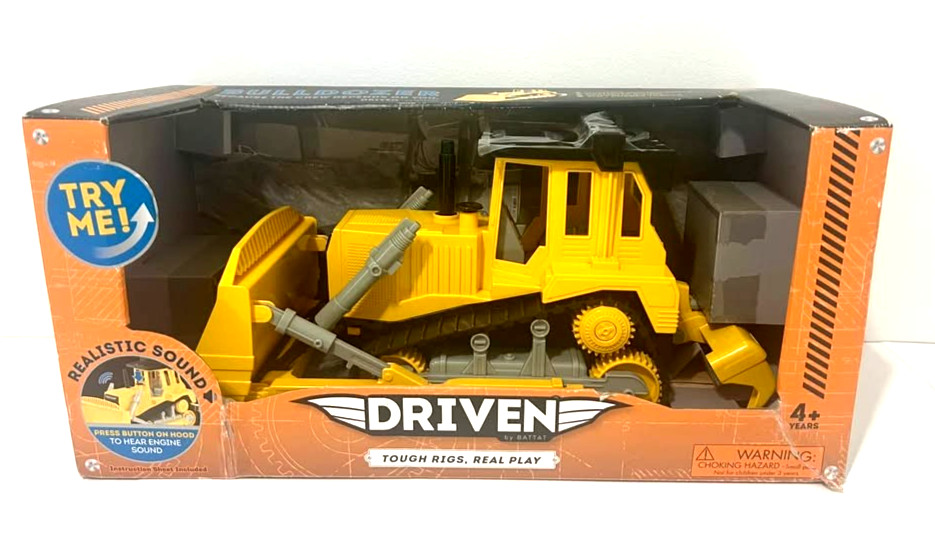 DRIVEN BY BATTAT 17″ BULLDOZER HEAVY DUTY CONSTRUCTION VEHICLE TOY TRUCK 1:16!!