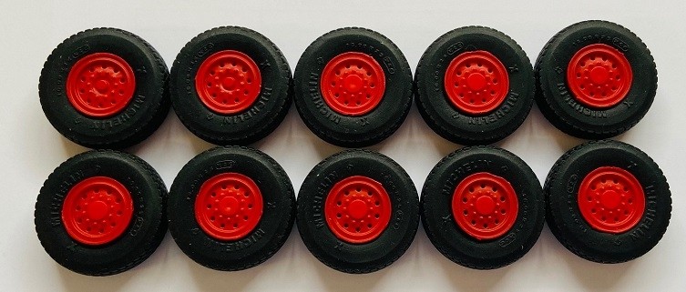 YCC,Tires and rims for crane LIEBHERR LTM 1200-5.1 MAMMOET, 1/50, YCC561-3