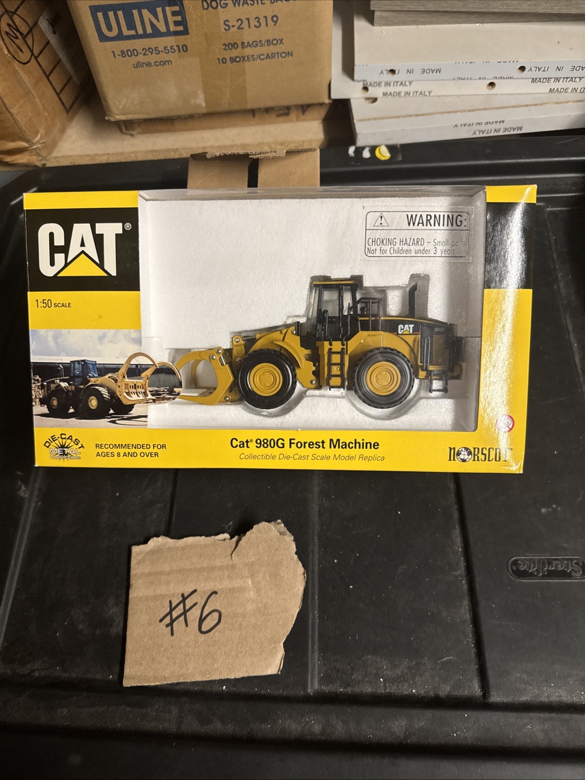 Norscot Cat 980G Forest Machine 1/50 Scale DieCast Model 55026 NIB
