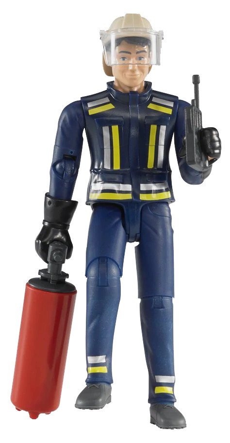 Bruder #60100 Fireman with Accessories -New-Factory Sealed!
