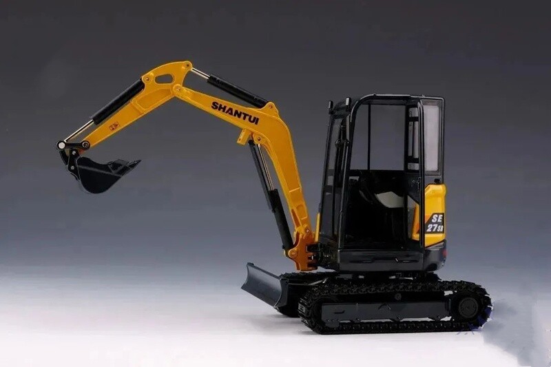 1:20 29CM SHANTUI SE27SR Excavator Construction Equipment Machine Diecast Model