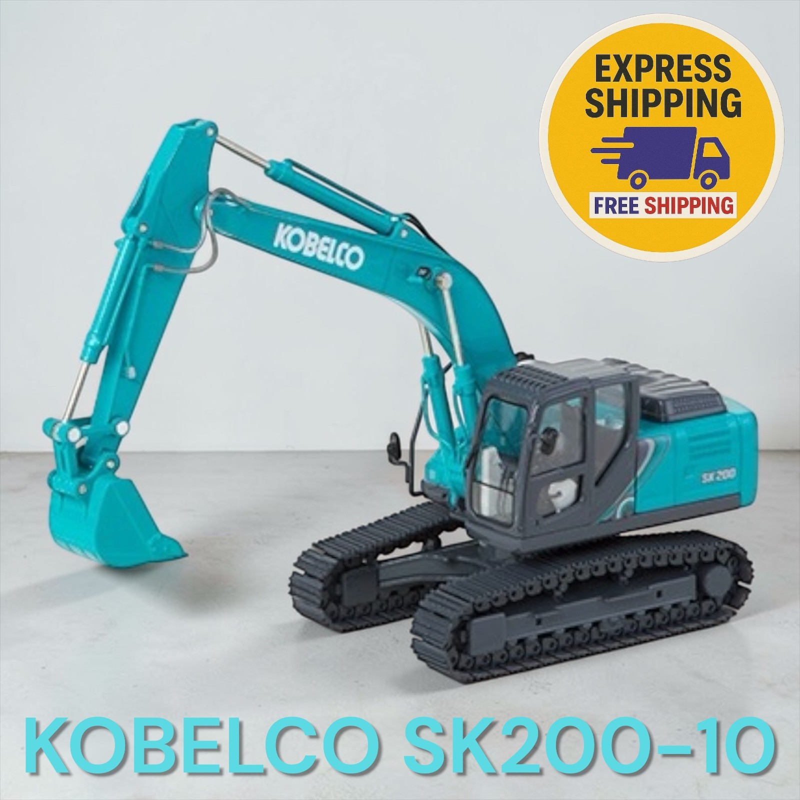 KOBELCO SK200-10 KSPNV040027 1/50 Hydraulic Excavator Diecast Model Toy