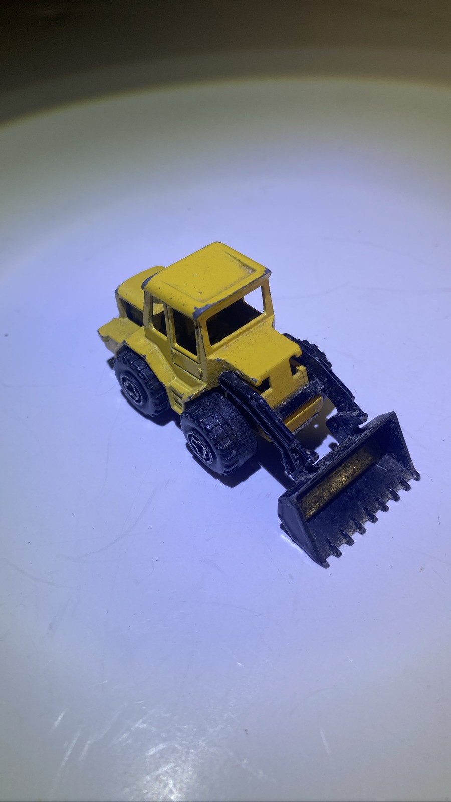 Majorette 263 Front End Loader Articulated Bulldozer Yellow Diecast
