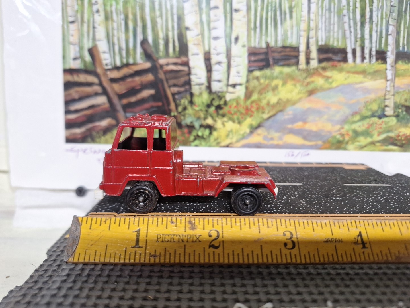 Vintage Tootsie Toy Small Red Truck S-62