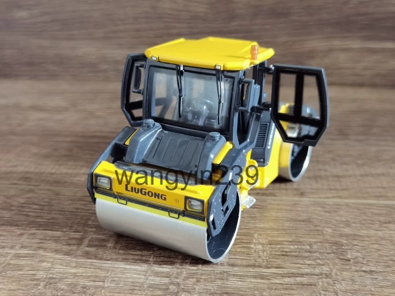 1:50 Liugong Double Steel Wheel Road Roller Model Alloy Engineering Vehicle Mode