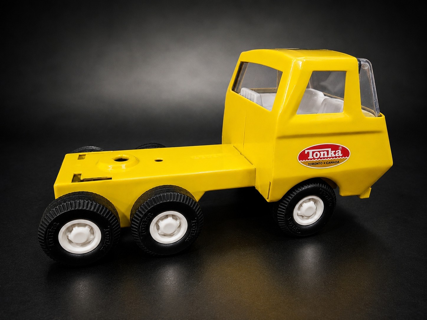 1969-1972 Restored Canada Tonka Lowboy & Bulldozer Set- 2K Urethane Show Finish