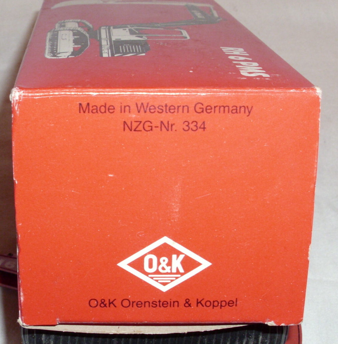 NZG O&K RHG PMS EXCAVATOR MODEL 1:50 #334 BOXED NEW