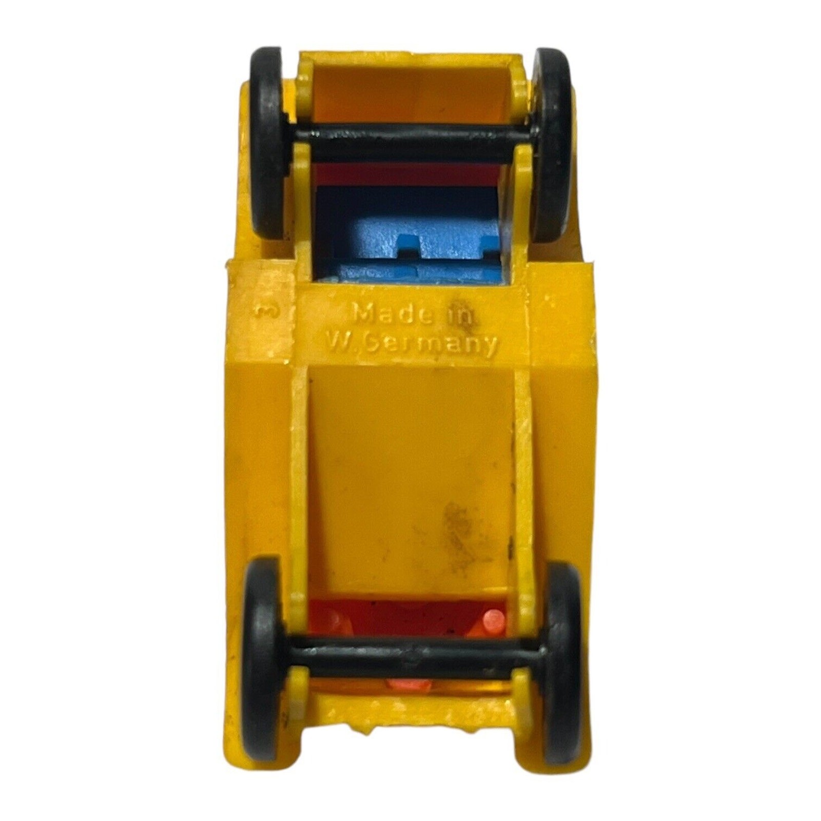 VTG 1950s Single Bruder Mini Toy Model T Car Snap Together Plastic West Germany