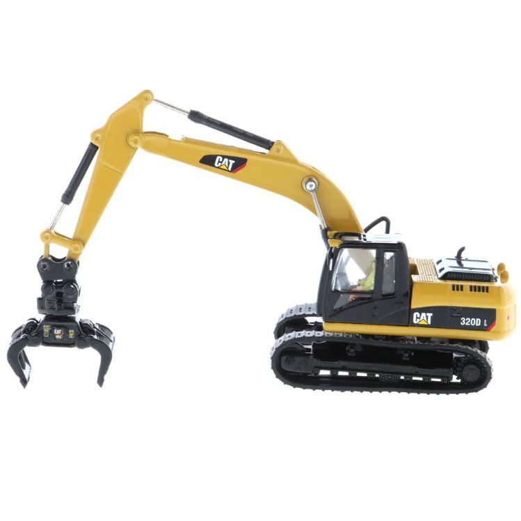 Diecast Masters 85652 Cat 320D L Hydraulic Excavator & Work Tools 1/87 Scale