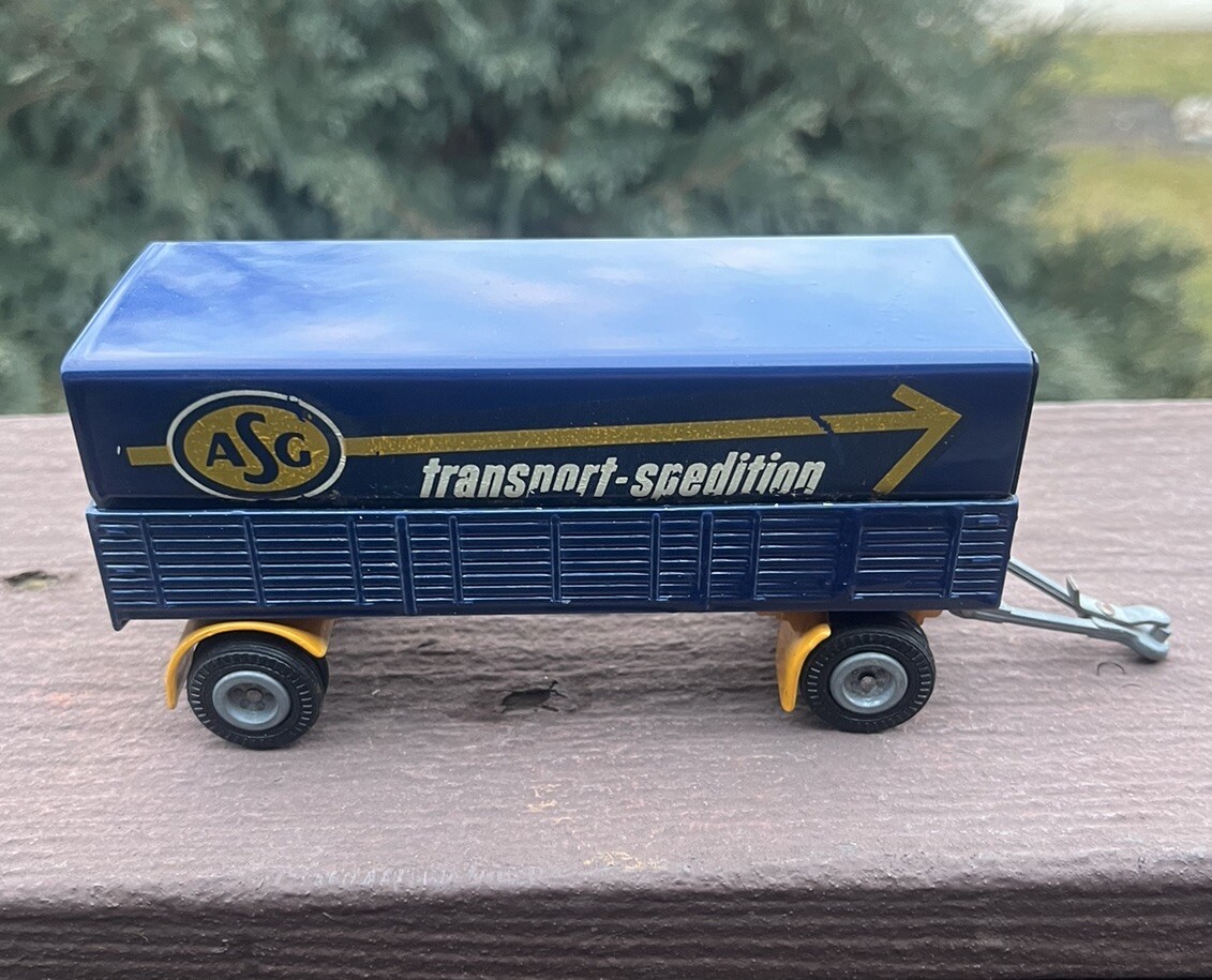 VINTAGE TEKNO of Holland #452 ASG Covered Trailer 1:50 Scale ***NICE***