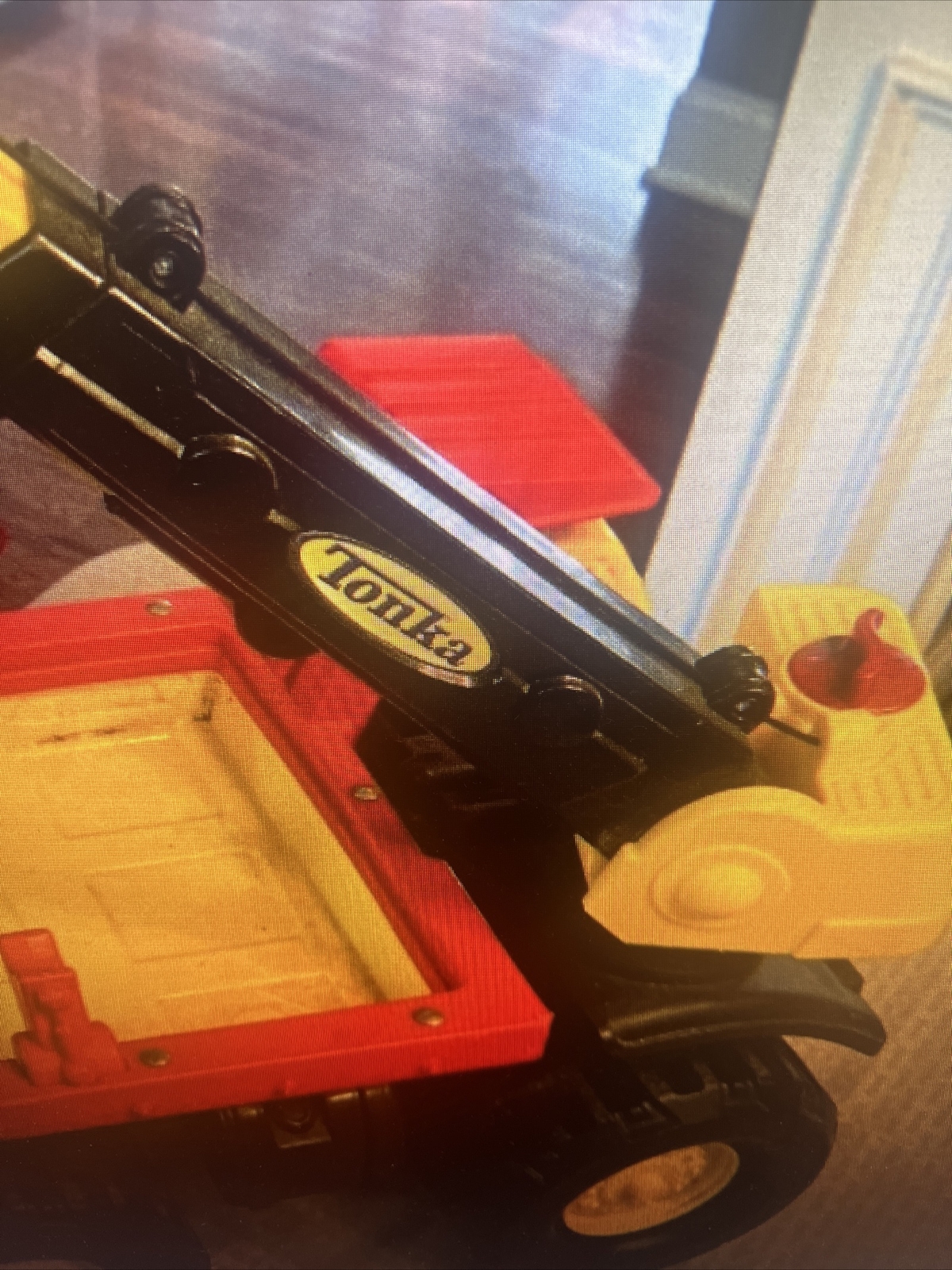 2005 Toughest Mighty Tonka Metal Bed – Crane Dump truck – *Rare / Hard To Find*