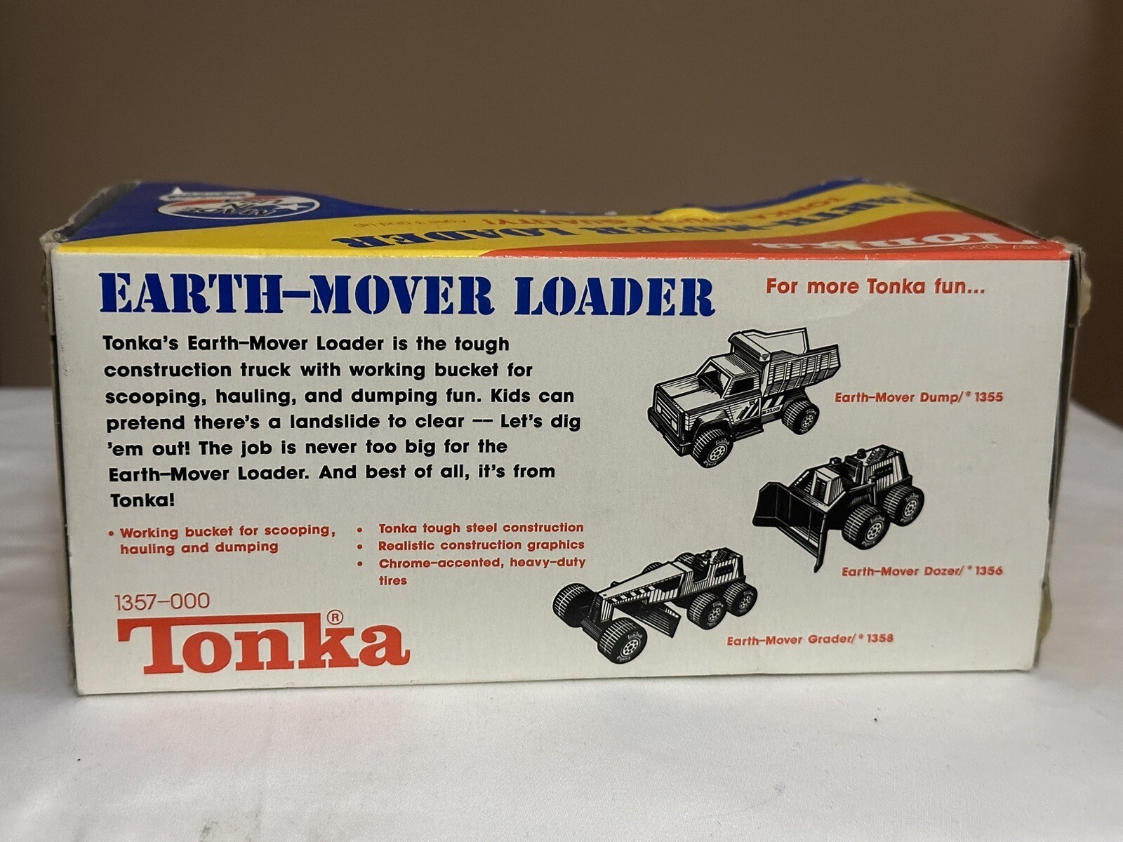 TONKA THE TOUGH QUALITY ! Earth – Mover Loader