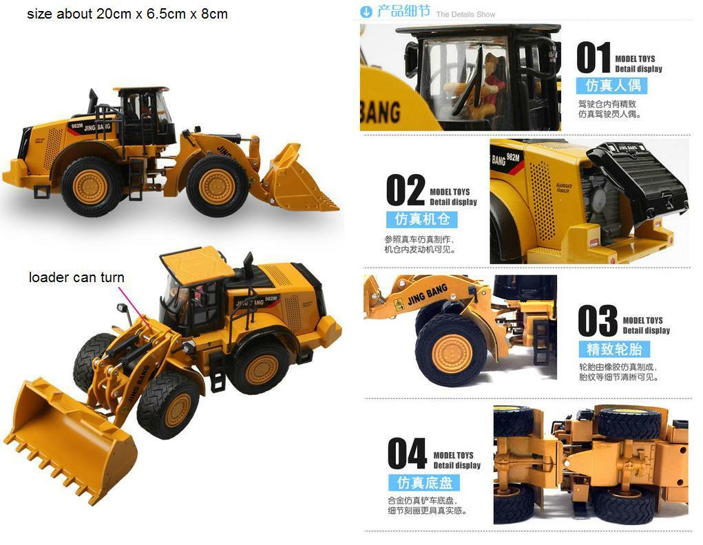 1/50 scale CAT 982M WHEELED shovel LOADER METAL DIECAST model toys gift IN BOX