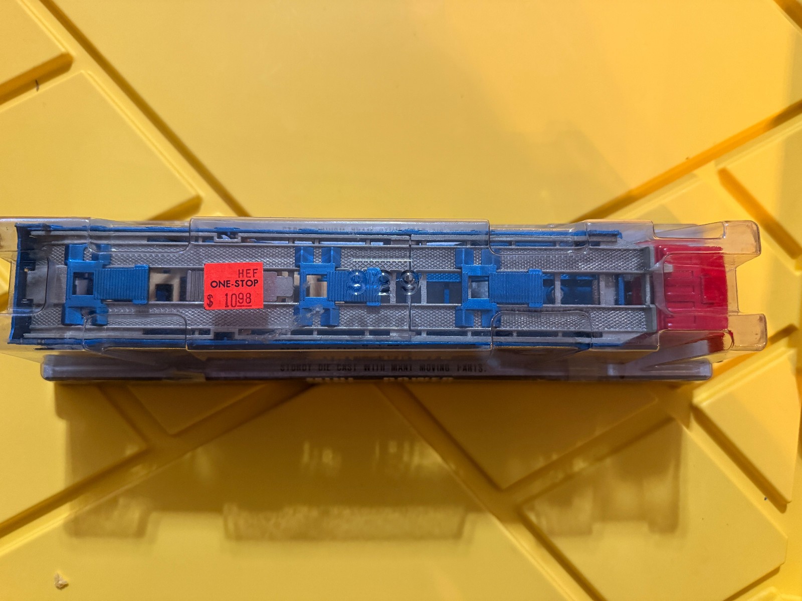 SHINSEI MINI POWER #4636 FIAT CAB & AUTO TRANSPORT TRAILER