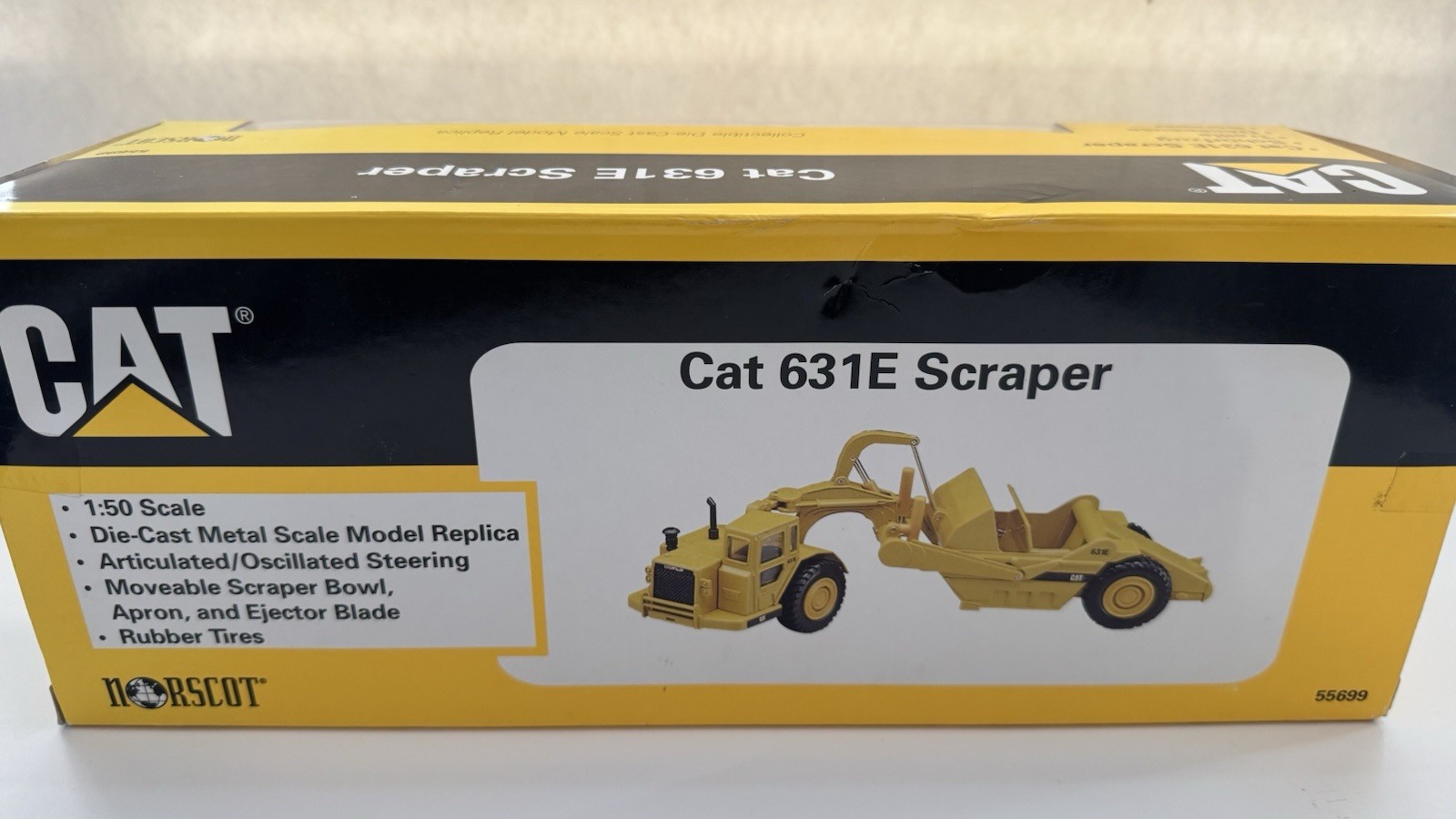 Norscot Cat 631E Scraper Diecast 1:50 Scale