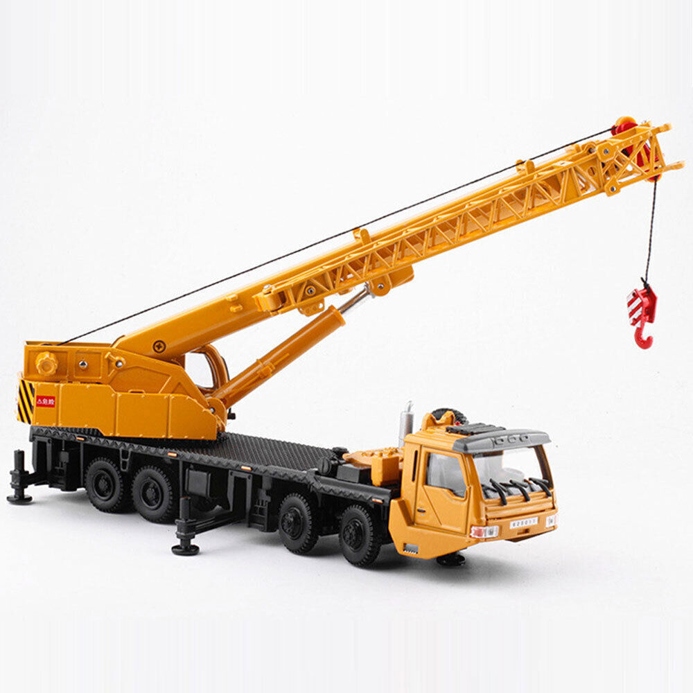 1:55 Crane Truck Construction Vehicle Model Diecast Engineering Toys Kids Gift