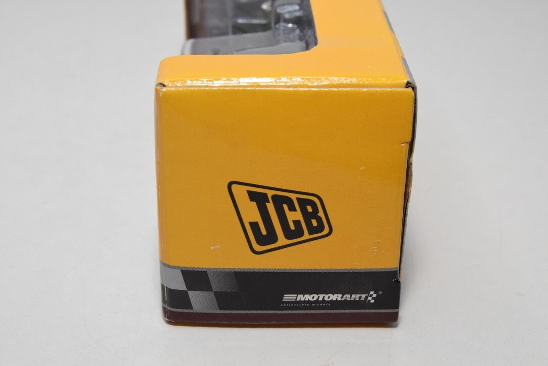 B68 1:87 MOTORART 13479 JCB HMEE BACKHOE LOADER CRANE SHOVEL ARMY GREEN MIB 4