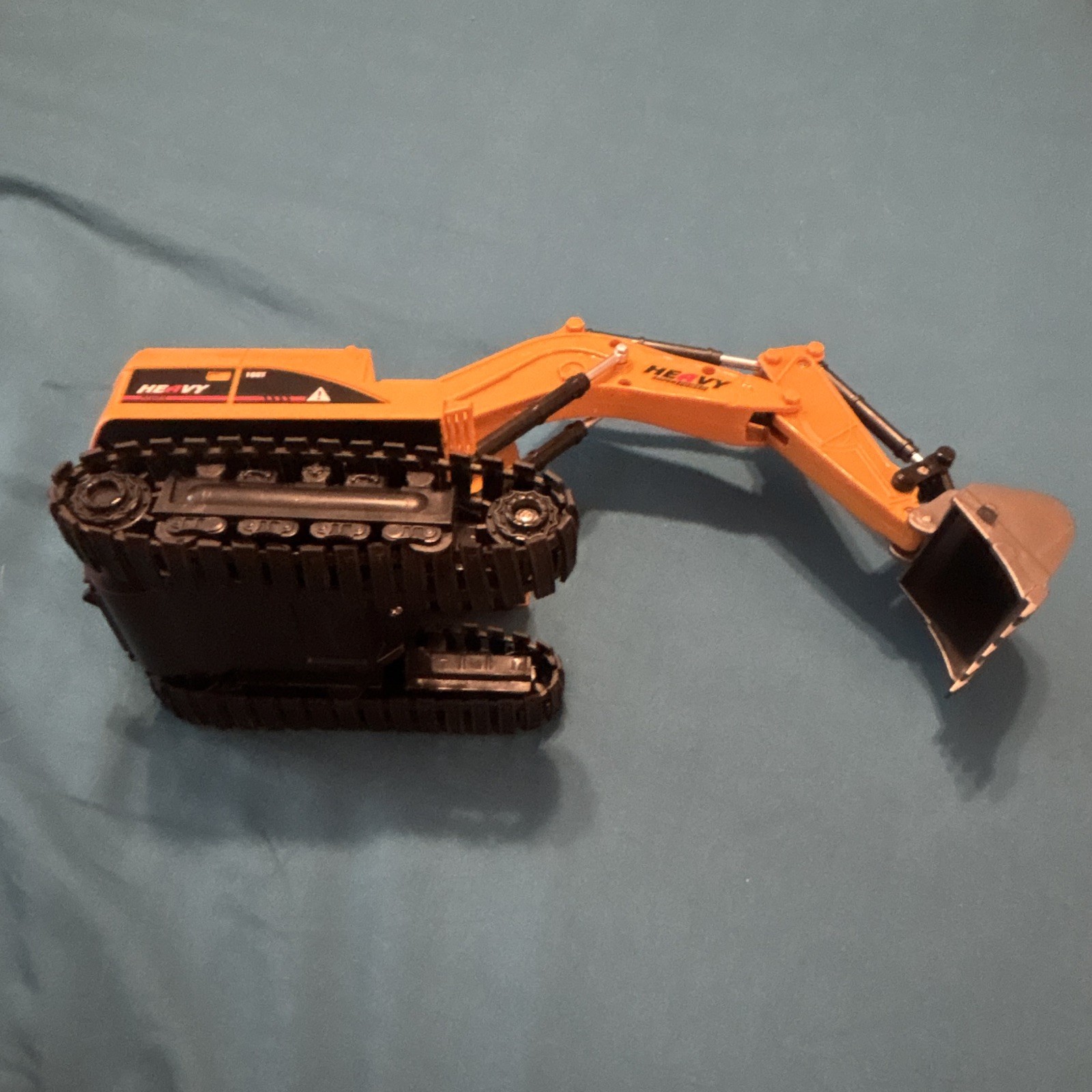 Excavator Construction Vehicle Toy – Orange Black Gray