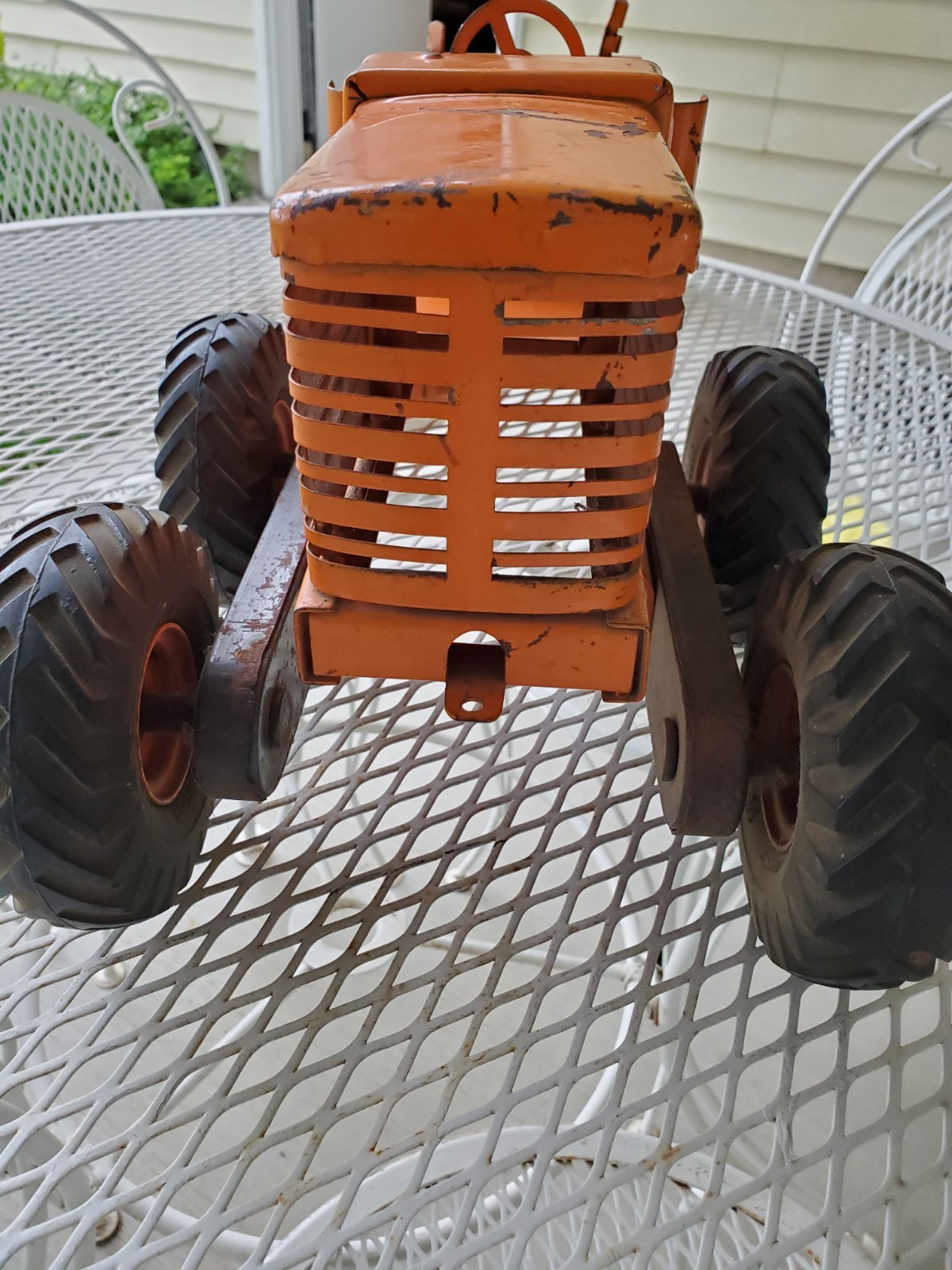Doepke Model Toys Adams Road Grader Diesel Motor Steel 1950’s Vintage