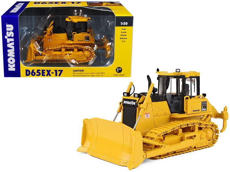 Komatsu D65EX-17 Sigmadozer with Ripper 1:50 Diecast Model – First Gear 50-3245