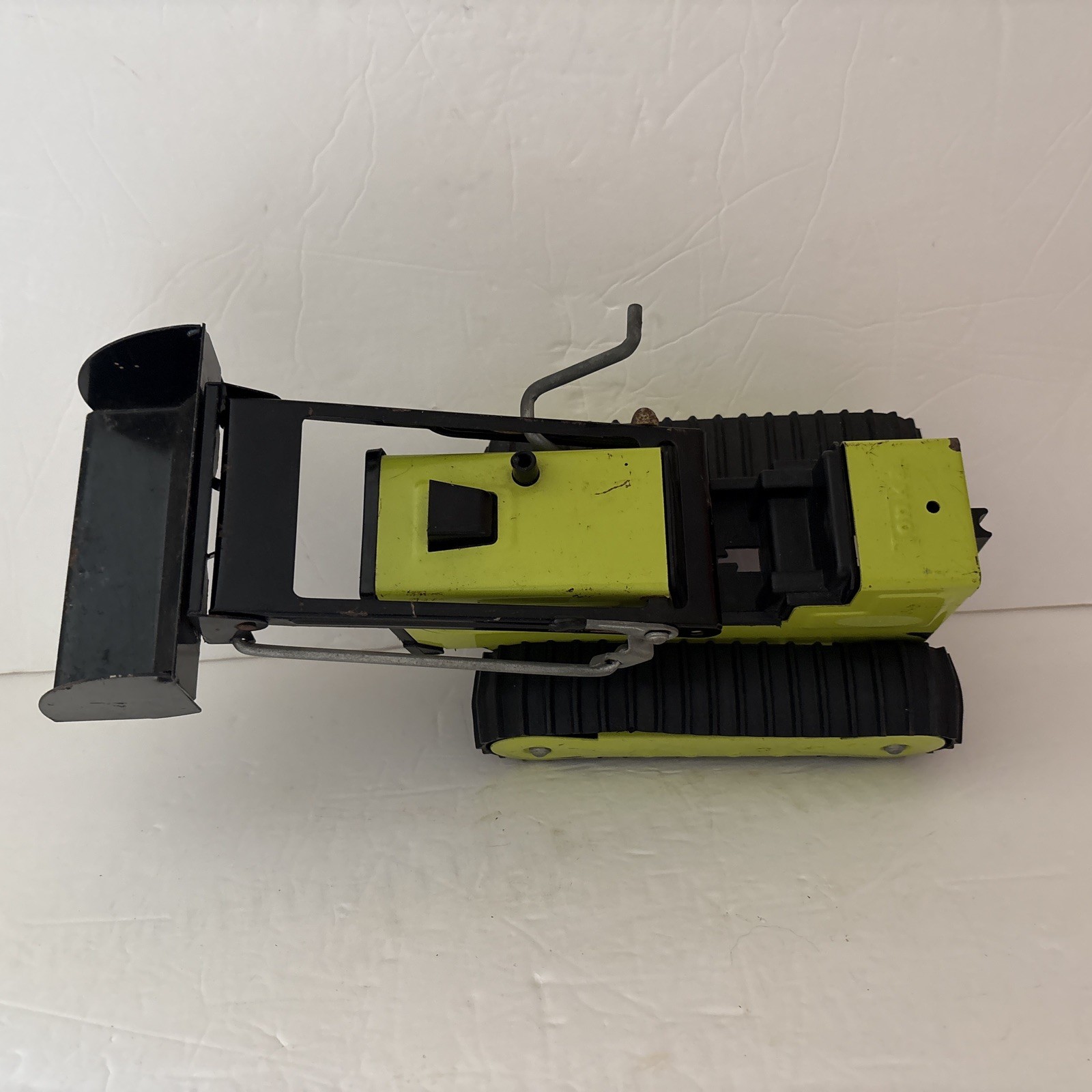 Vintage TONKA T-6 Front end Loader Excavator 1970s Green Steel Bulldozer Digger