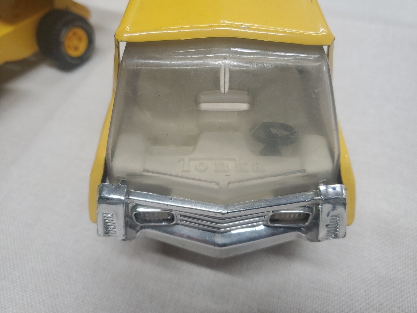 Vintage Tonka Construction Survivor Toys! Front Loader Dump Truck Cement Mixer!