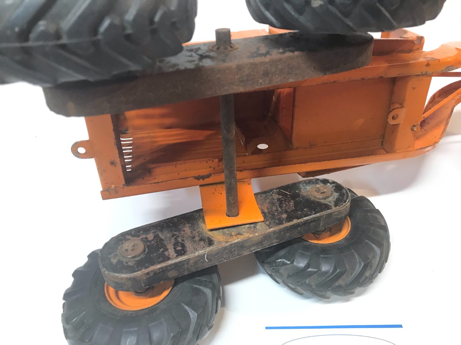 Vintage 1950’s 26″ Yellow-Orange Doepke Model Toys Adams Diesel Road Grader