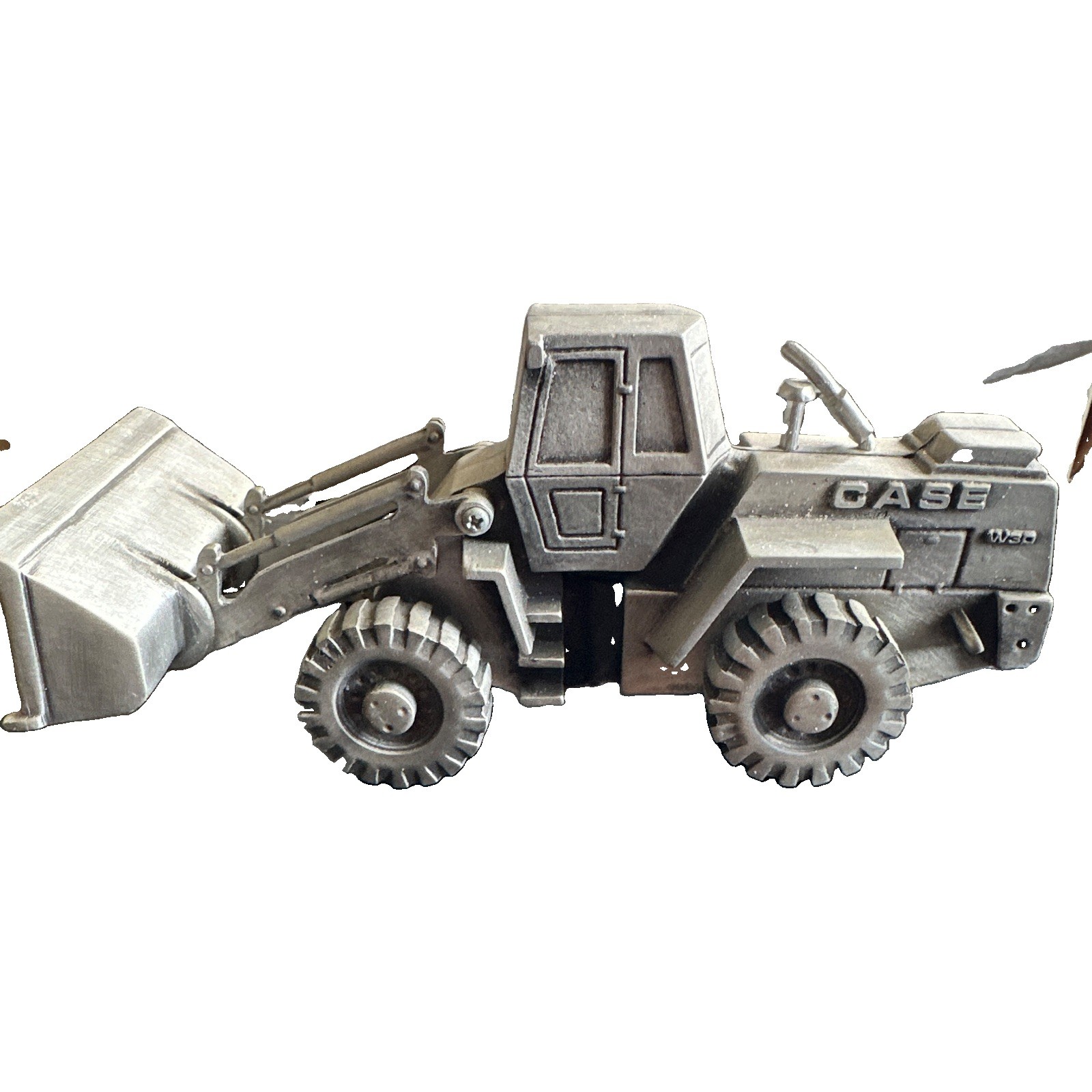 Spec-Cast CASE Wheel Loader Pewter Collectibles 1/64 Scale Pewter Silver