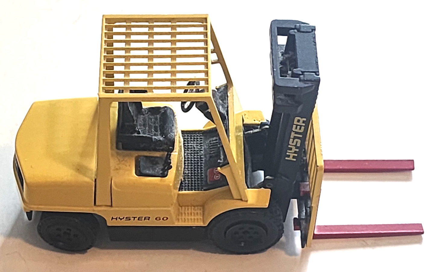 VINTAGE HYSTER 60 DIECAST MODEL FORKLIFT NO. 382 MADE in GERMANY
