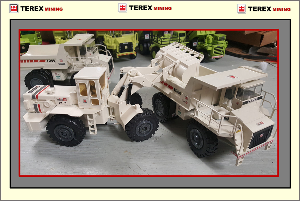 TEREX MINING 72-71 Gescha Loader + TR-60 HEAVY HAULER (2) – FREE SHIPPING !!!