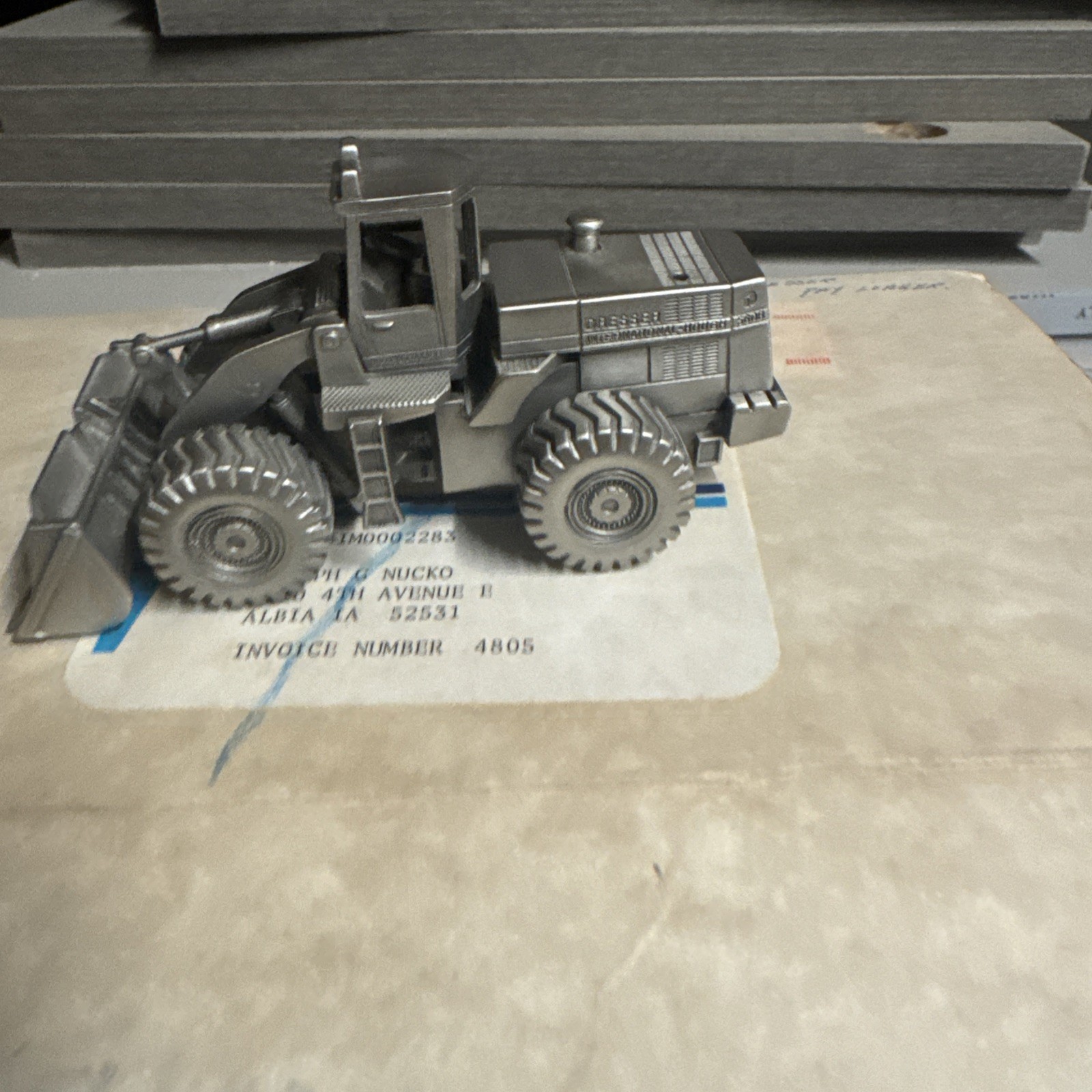 RayGo Rascal 4100 Compactor Precision Pewter Artisans Hard Hat Collection Box