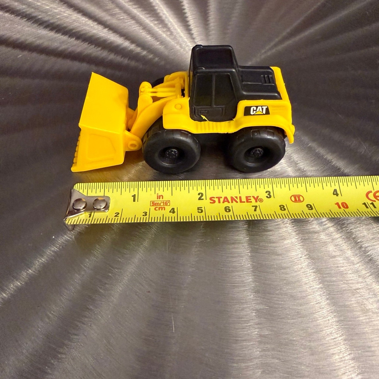 CAT Dump Truck, Bulldozer, Backhoe, Front Loader 3” Plastic Toys