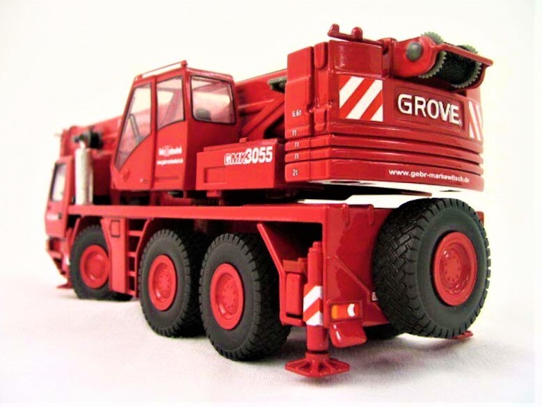 TWH 003M Grove GMK3055 3-Axle Crane – Gebr MARKEWITSCH 1/50 Die-cast MIB