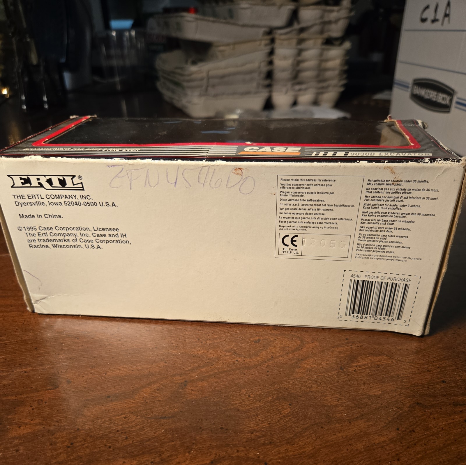 1995 ERTL Case 9030B EXCAVATOR 1:50 Die Cast Replica #4546