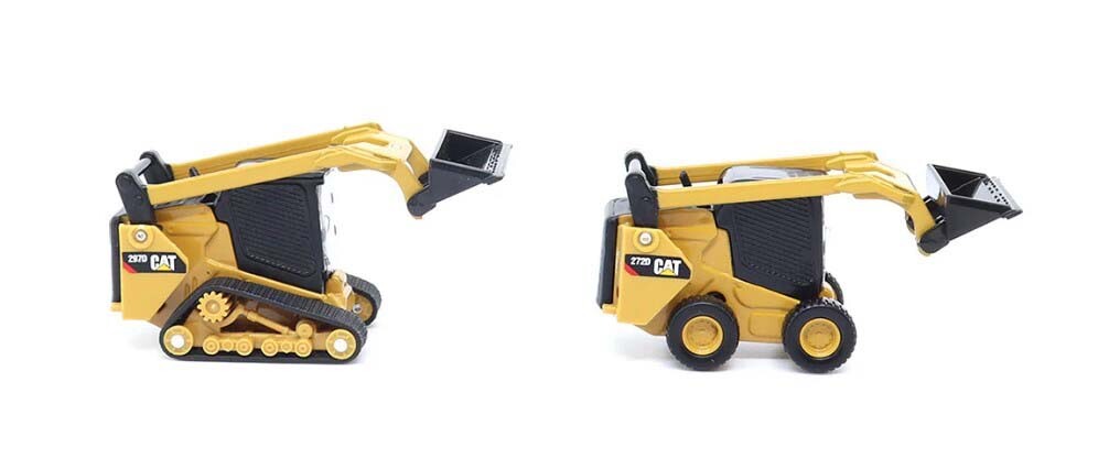 Diecast Masters 84647CS Cat 272D2 Skid Steer & 297D2 Track Loaders 1/64 Scale