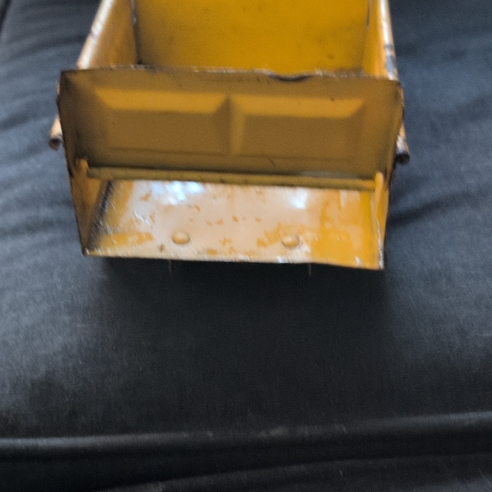 Structo 22 Vintage 1966 Yellow Metal Dump Truck Toy Construction Vehicle