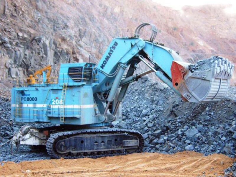 1:50 BYMO PC8000-6 Electric Shovel “Jwaneng” Excavator Equipment Diecast Model