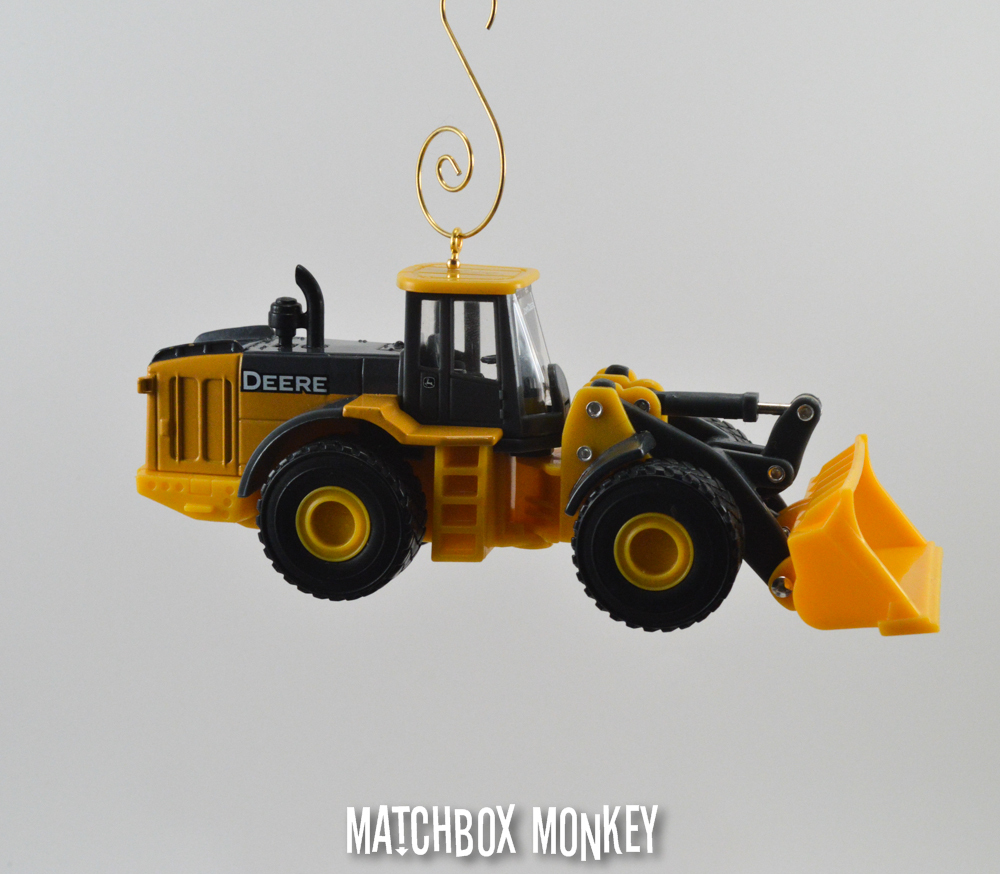 Custom John Deere 524K Wheel Loader 1/64 Christmas Ornament Caterpillar CAT