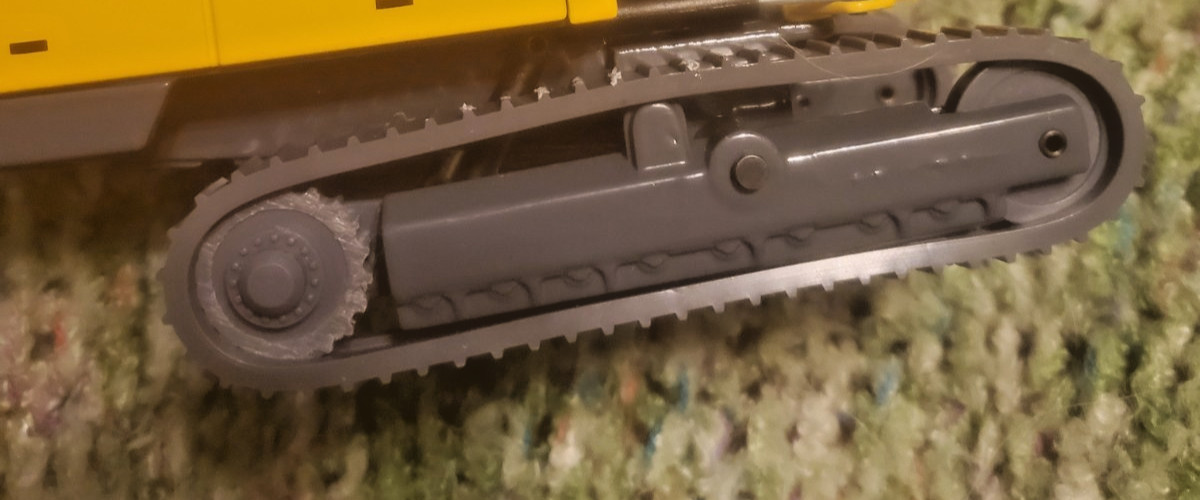 JOAL 262 Atlas Copco ROC F7 Drill with Grey Tracks 1:35 Scale Damaged
