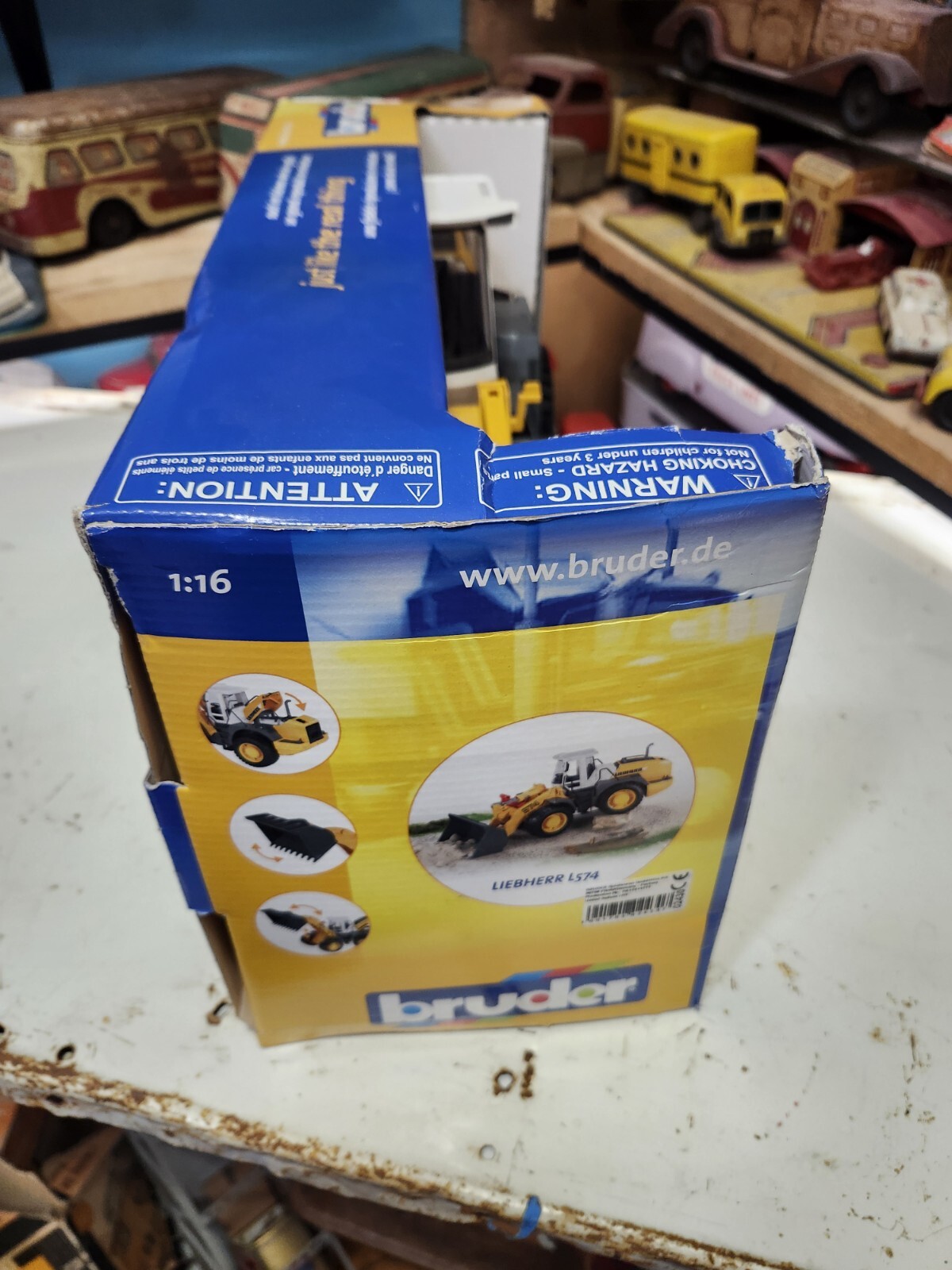 Bruder 02430 Liebherr Articulated Road Loader L 574 New In Box