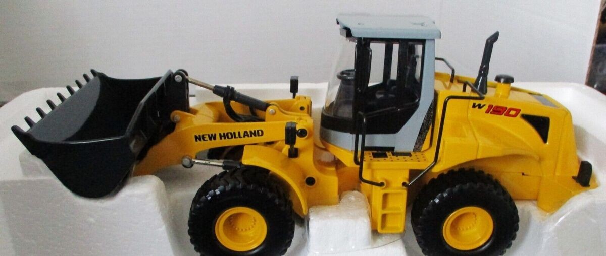 ROS 001732 1:32 Diecast New Holland Construction Ruspa W190 Kobelco Bulldozerm5
