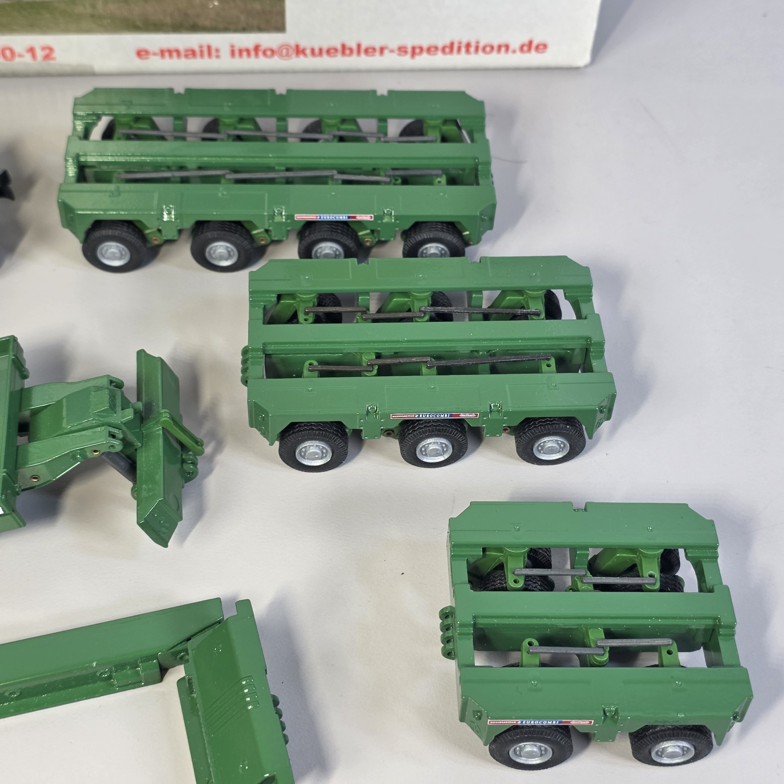 Conrad #40125 Kubler Spedition MB Actros Scheuerle-Noteboom 2 + 3 + 4 Axle 1:50