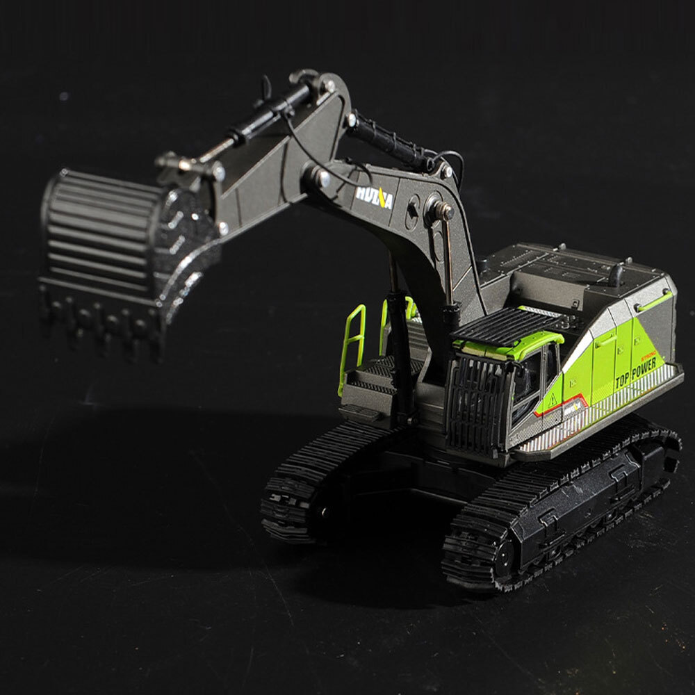 Excavator Toy Model Construction Vehicle Diecast Toy Excavator Collection Green