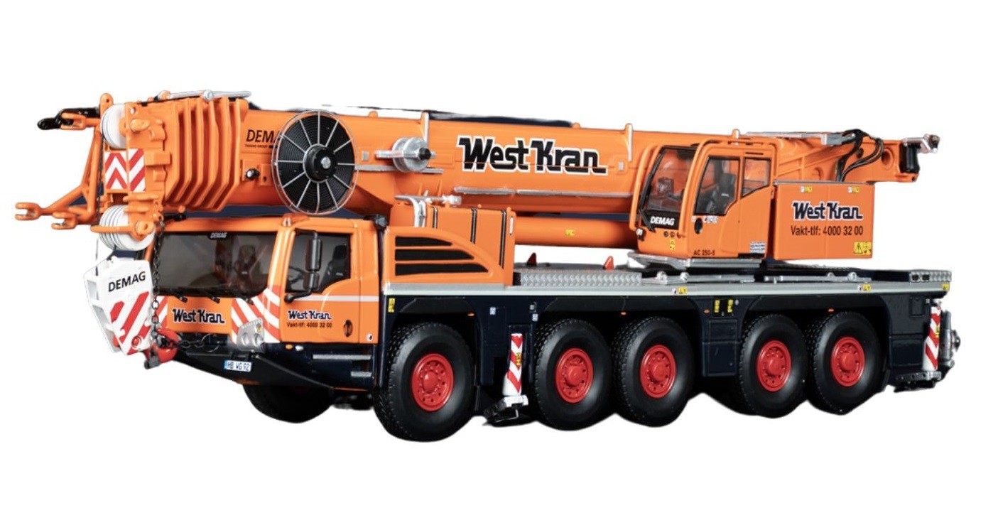 IMC MODELS,DEMAG AC 250-5 WESTKRAN Mobile Crane, 1/50, IMC32-0148