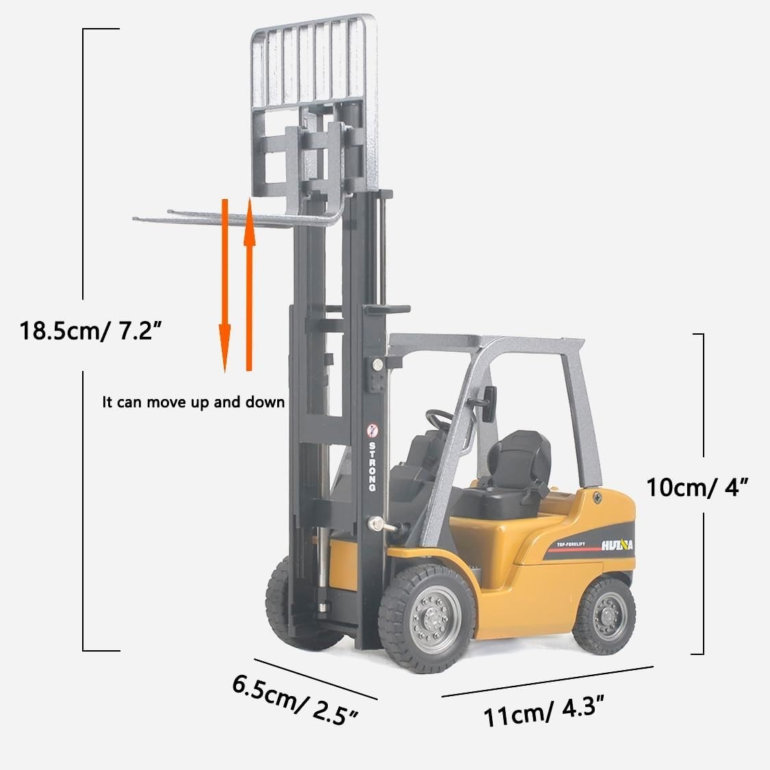 Forklift Trucks Toy Alloy Fork Truck Models Warehouse Construction Truck Vehi…