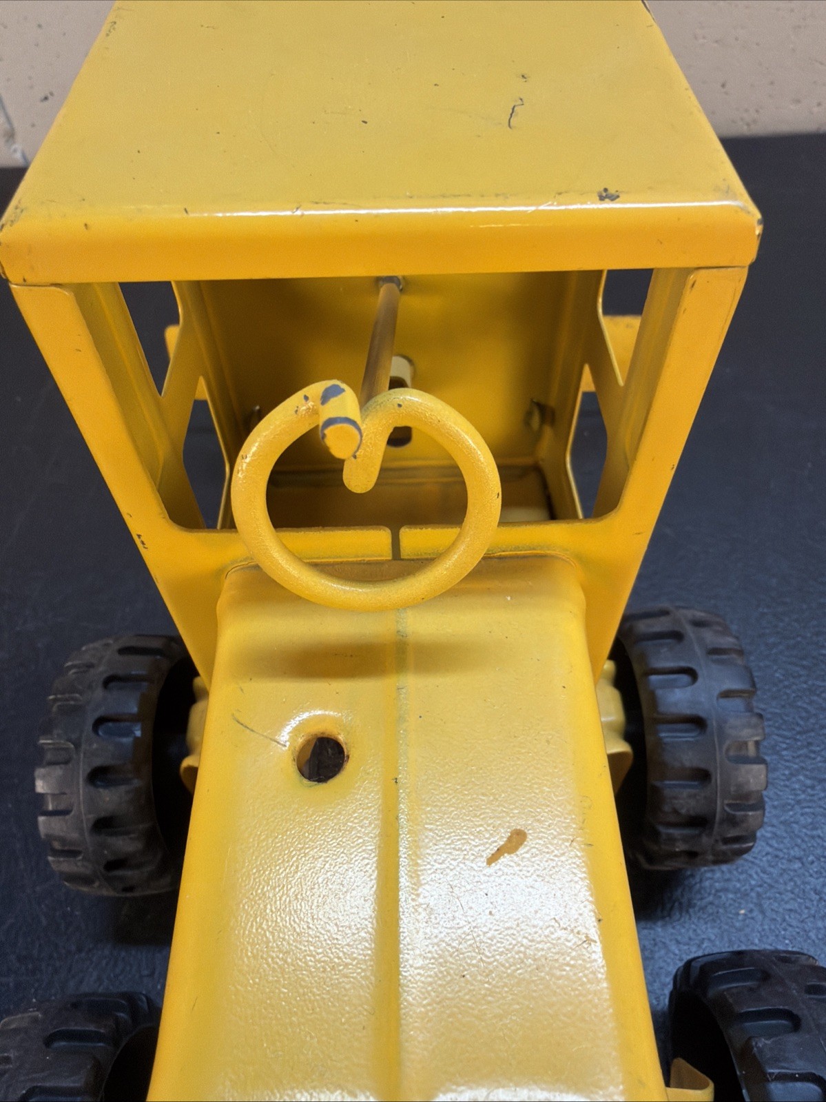 POWER GRADER – TONKA Vintage 1970’s Tonka Yellow Die Cast Metal – RARE! CLEAN